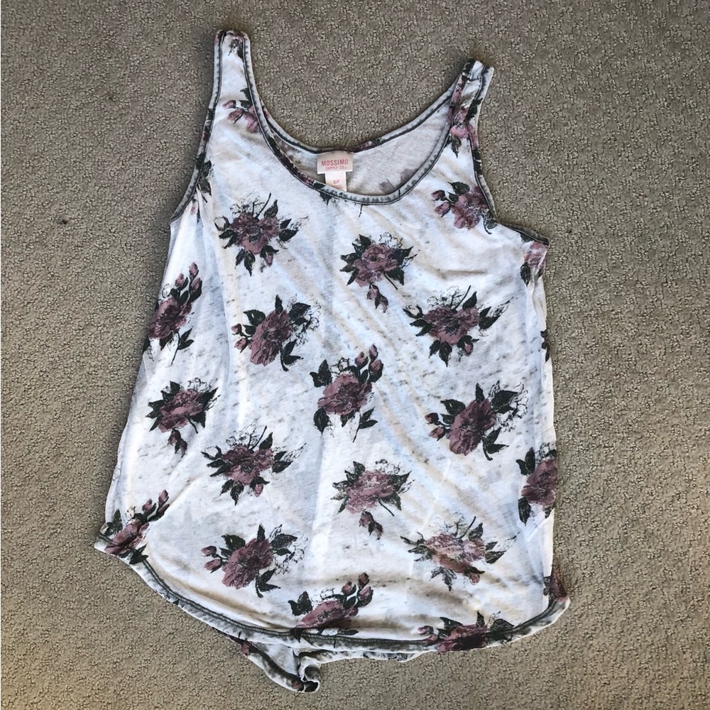 S Floral Tank